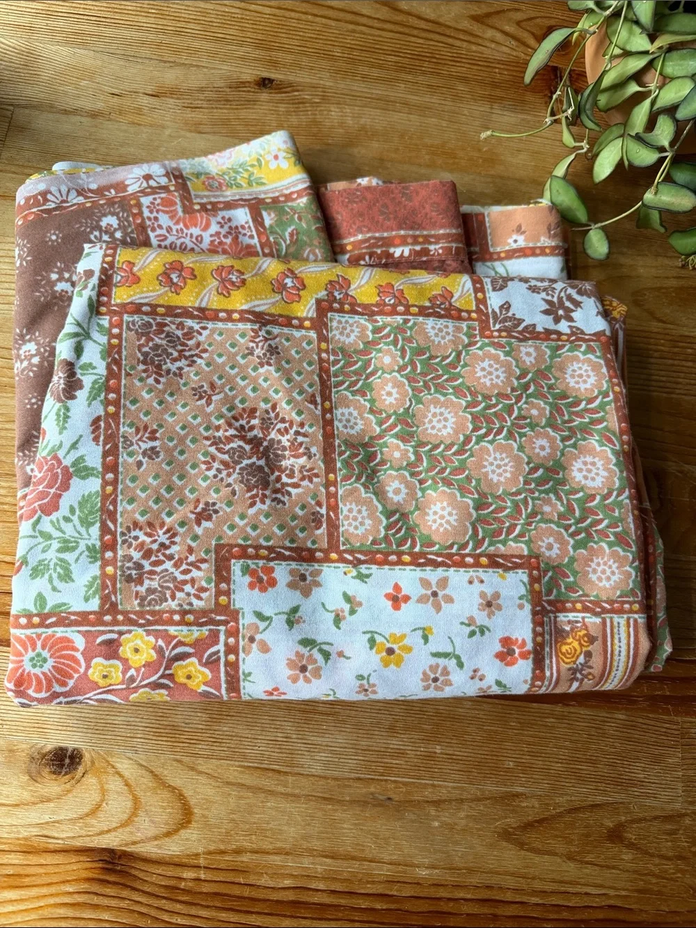 Vintage Patchwork Floral Flat Sheet